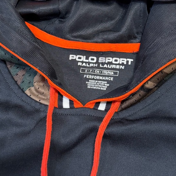 LIKE NEW Polo Ralph Lauren Men’s Retro Double-Knit Hooded Sweatshirt Hoodie - Picture 3 of 5